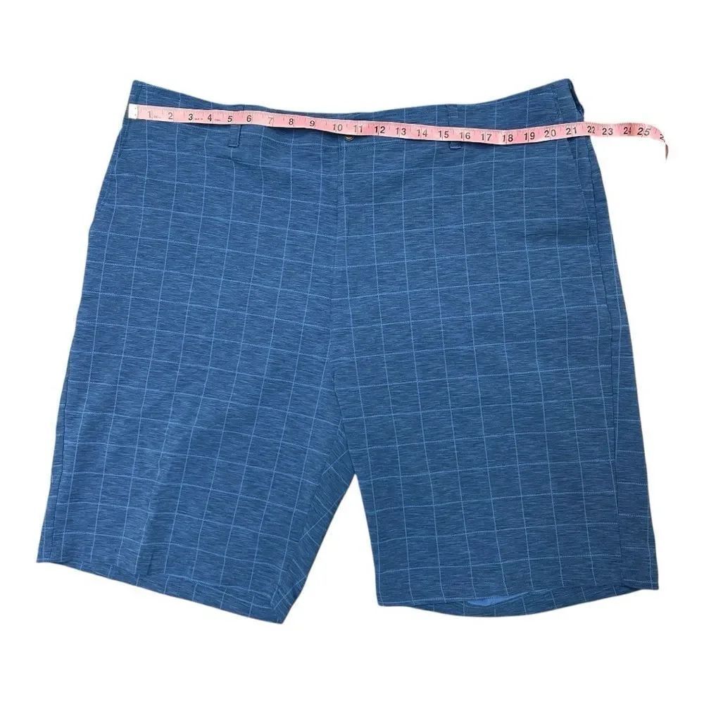 Ben Hogan Golf Performance Shorts Blue Checkered Size 44 EUC - Picture 2 of 3